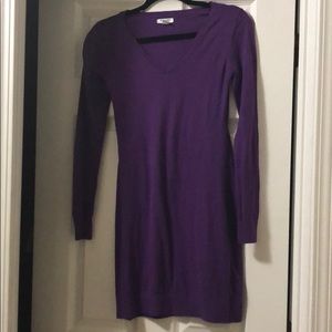 Purple sweater dress Old navy